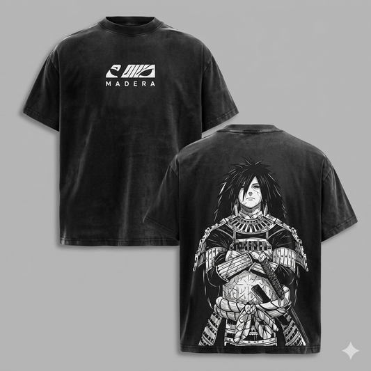 Madara Uchiha Naruto Premium Drop Shoulder T-Shirt – Anime Oversized Streetwear