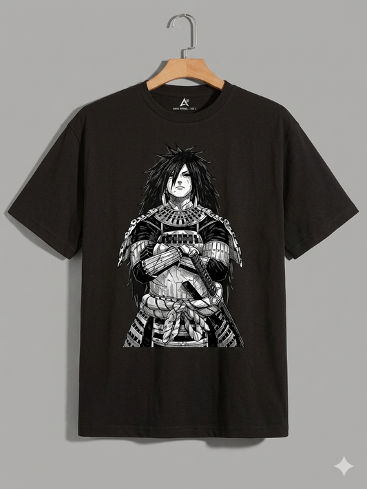 Madara Uchiha Naruto Premium Drop Shoulder T-Shirt – Anime Oversized Streetwear