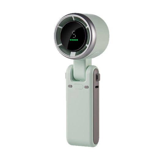Portable Handheld Fan – Foldable USB Rechargeable 3600mAh Battery, 5-Speed Ultra Quiet Mini Fan (10 Hours Cooling)