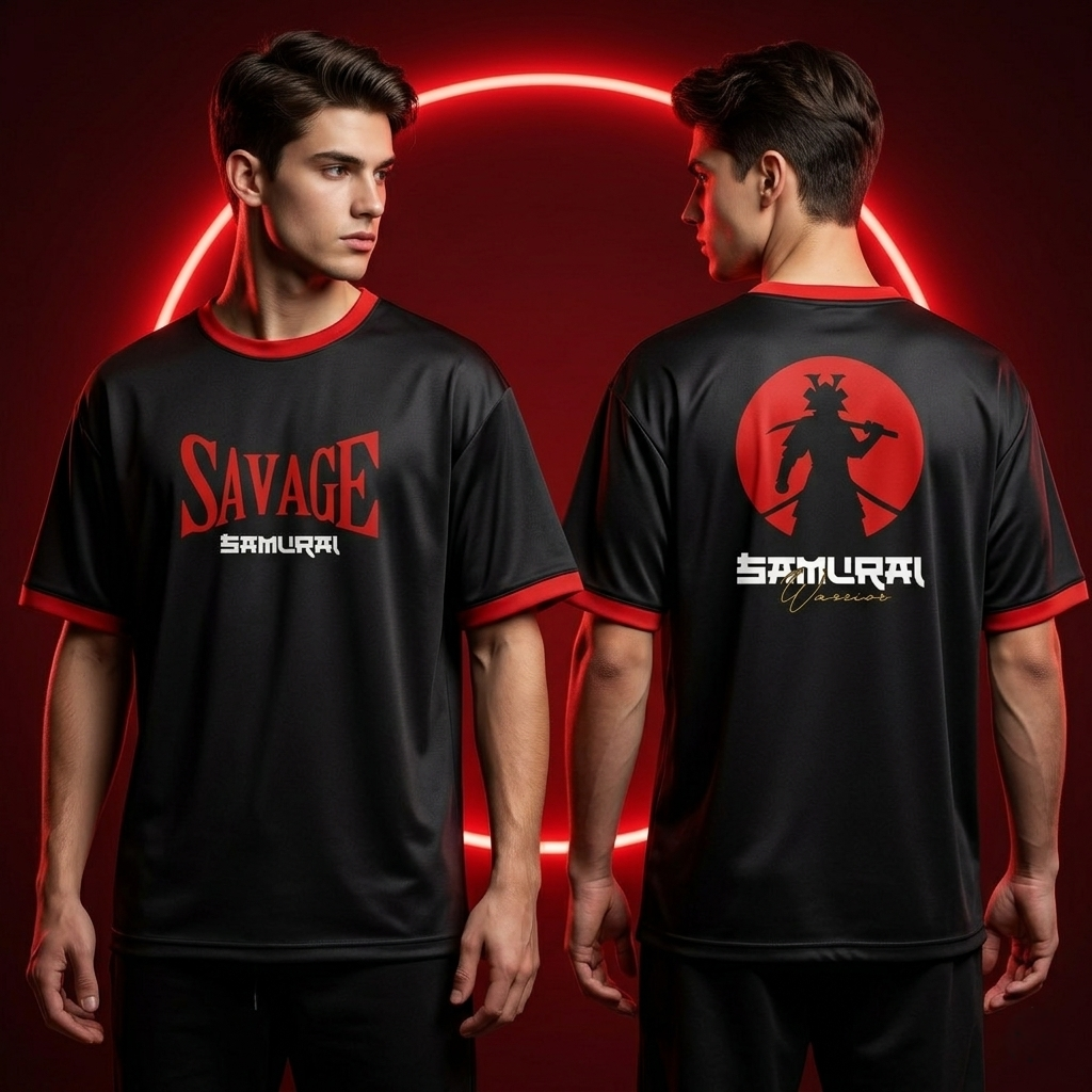 Premium Streetwear Drop Shoulder T-shirt for Men